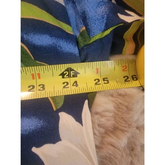 Pineapple Juice Mens Sunflower Pattern Button-Up Hawaiian Classic Shirt Blue XL - Picture 4 of 5